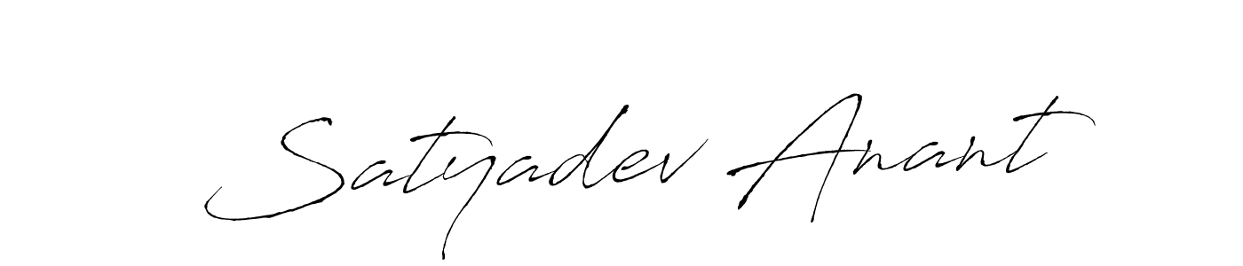 How to make Satyadev Anant signature? Antro_Vectra is a professional autograph style. Create handwritten signature for Satyadev Anant name. Satyadev Anant signature style 6 images and pictures png