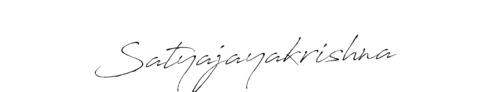Satyajayakrishna stylish signature style. Best Handwritten Sign (Antro_Vectra) for my name. Handwritten Signature Collection Ideas for my name Satyajayakrishna. Satyajayakrishna signature style 6 images and pictures png
