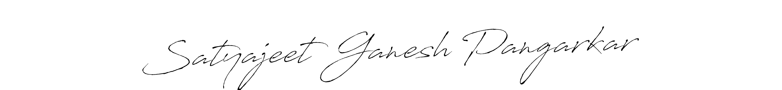 How to make Satyajeet Ganesh Pangarkar signature? Antro_Vectra is a professional autograph style. Create handwritten signature for Satyajeet Ganesh Pangarkar name. Satyajeet Ganesh Pangarkar signature style 6 images and pictures png