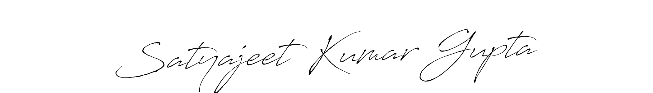 Make a beautiful signature design for name Satyajeet Kumar Gupta. With this signature (Antro_Vectra) style, you can create a handwritten signature for free. Satyajeet Kumar Gupta signature style 6 images and pictures png