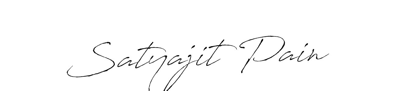 You should practise on your own different ways (Antro_Vectra) to write your name (Satyajit Pain) in signature. don't let someone else do it for you. Satyajit Pain signature style 6 images and pictures png