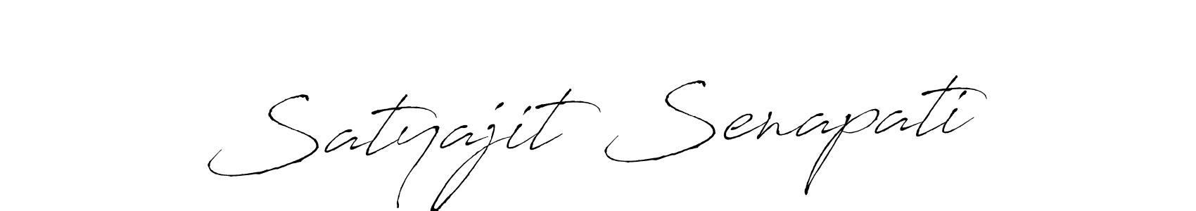 How to make Satyajit Senapati name signature. Use Antro_Vectra style for creating short signs online. This is the latest handwritten sign. Satyajit Senapati signature style 6 images and pictures png