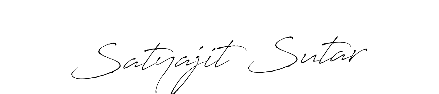 How to make Satyajit Sutar signature? Antro_Vectra is a professional autograph style. Create handwritten signature for Satyajit Sutar name. Satyajit Sutar signature style 6 images and pictures png
