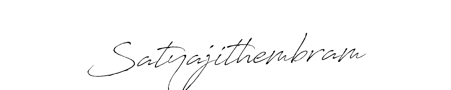 Once you've used our free online signature maker to create your best signature Antro_Vectra style, it's time to enjoy all of the benefits that Satyajithembram name signing documents. Satyajithembram signature style 6 images and pictures png