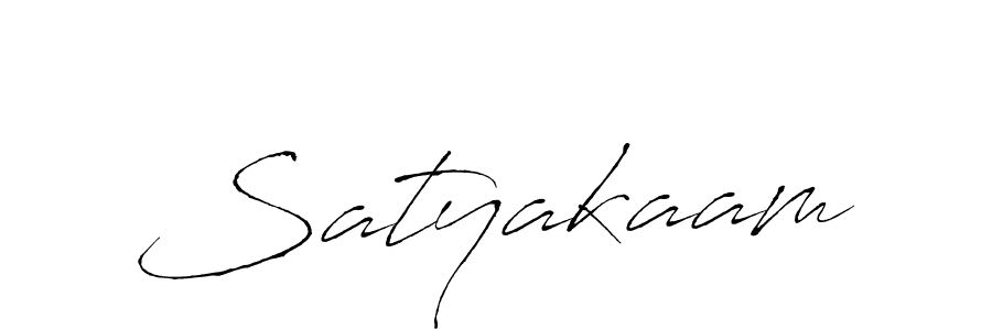 Use a signature maker to create a handwritten signature online. With this signature software, you can design (Antro_Vectra) your own signature for name Satyakaam. Satyakaam signature style 6 images and pictures png