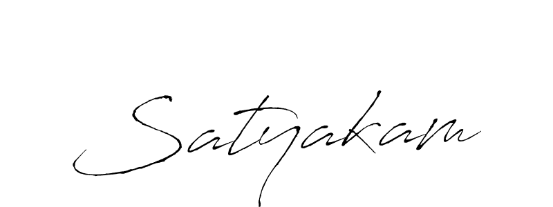 How to make Satyakam signature? Antro_Vectra is a professional autograph style. Create handwritten signature for Satyakam name. Satyakam signature style 6 images and pictures png