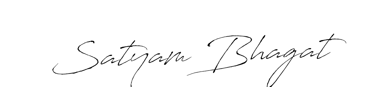 Design your own signature with our free online signature maker. With this signature software, you can create a handwritten (Antro_Vectra) signature for name Satyam Bhagat. Satyam Bhagat signature style 6 images and pictures png