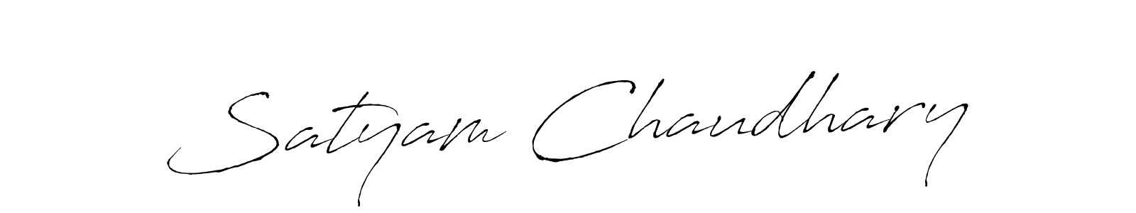 Antro_Vectra is a professional signature style that is perfect for those who want to add a touch of class to their signature. It is also a great choice for those who want to make their signature more unique. Get Satyam Chaudhary name to fancy signature for free. Satyam Chaudhary signature style 6 images and pictures png