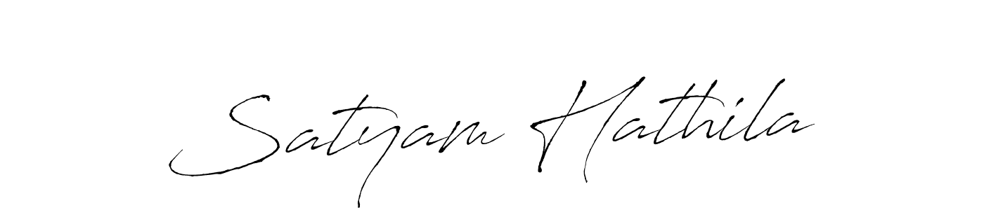 Antro_Vectra is a professional signature style that is perfect for those who want to add a touch of class to their signature. It is also a great choice for those who want to make their signature more unique. Get Satyam Hathila name to fancy signature for free. Satyam Hathila signature style 6 images and pictures png