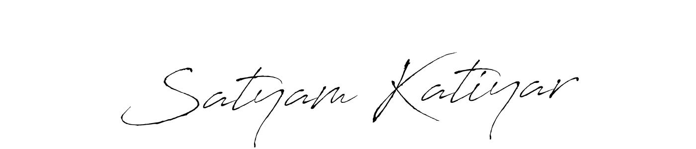 Use a signature maker to create a handwritten signature online. With this signature software, you can design (Antro_Vectra) your own signature for name Satyam Katiyar. Satyam Katiyar signature style 6 images and pictures png