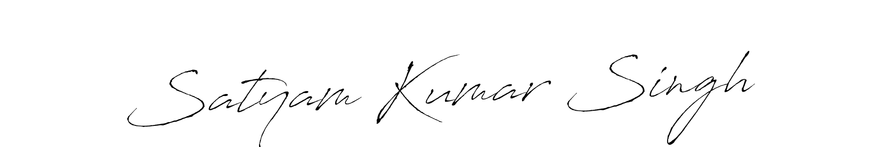 How to make Satyam Kumar Singh signature? Antro_Vectra is a professional autograph style. Create handwritten signature for Satyam Kumar Singh name. Satyam Kumar Singh signature style 6 images and pictures png