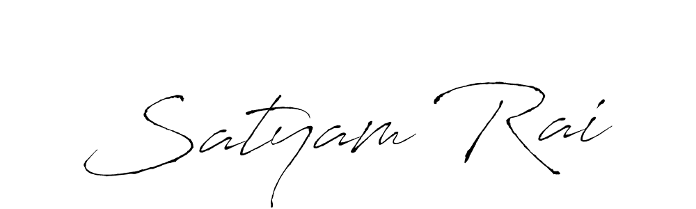 Use a signature maker to create a handwritten signature online. With this signature software, you can design (Antro_Vectra) your own signature for name Satyam Rai. Satyam Rai signature style 6 images and pictures png