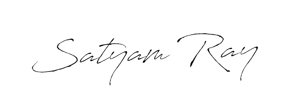 How to make Satyam Ray name signature. Use Antro_Vectra style for creating short signs online. This is the latest handwritten sign. Satyam Ray signature style 6 images and pictures png