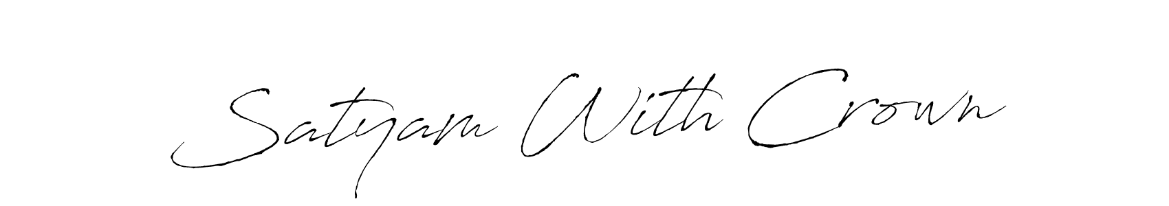 Best and Professional Signature Style for Satyam With Crown. Antro_Vectra Best Signature Style Collection. Satyam With Crown signature style 6 images and pictures png
