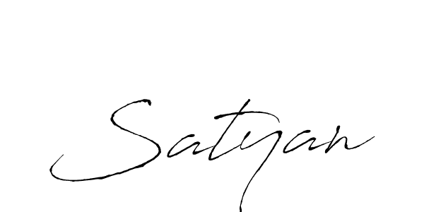 How to make Satyan name signature. Use Antro_Vectra style for creating short signs online. This is the latest handwritten sign. Satyan signature style 6 images and pictures png