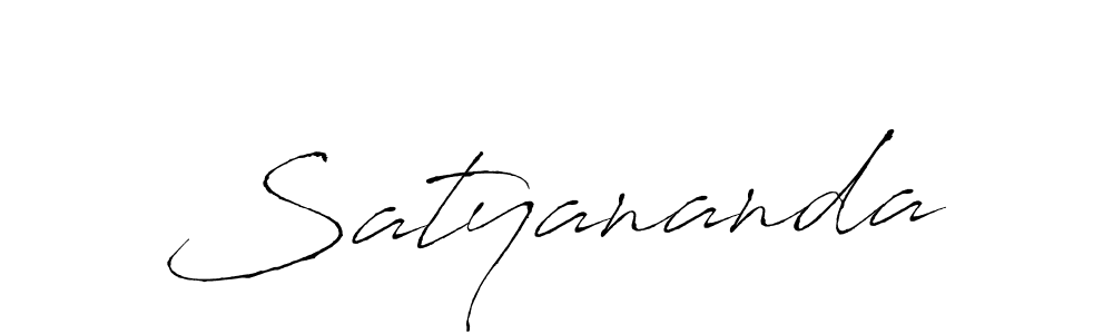 Satyananda stylish signature style. Best Handwritten Sign (Antro_Vectra) for my name. Handwritten Signature Collection Ideas for my name Satyananda. Satyananda signature style 6 images and pictures png