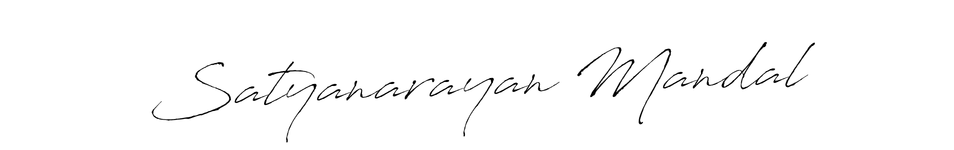 Design your own signature with our free online signature maker. With this signature software, you can create a handwritten (Antro_Vectra) signature for name Satyanarayan Mandal. Satyanarayan Mandal signature style 6 images and pictures png