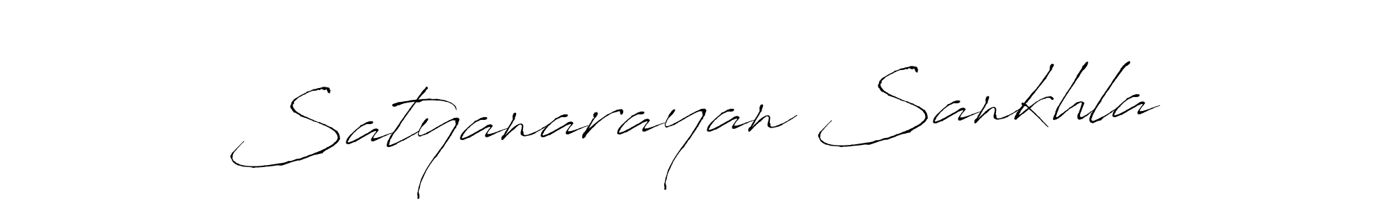 Create a beautiful signature design for name Satyanarayan Sankhla. With this signature (Antro_Vectra) fonts, you can make a handwritten signature for free. Satyanarayan Sankhla signature style 6 images and pictures png