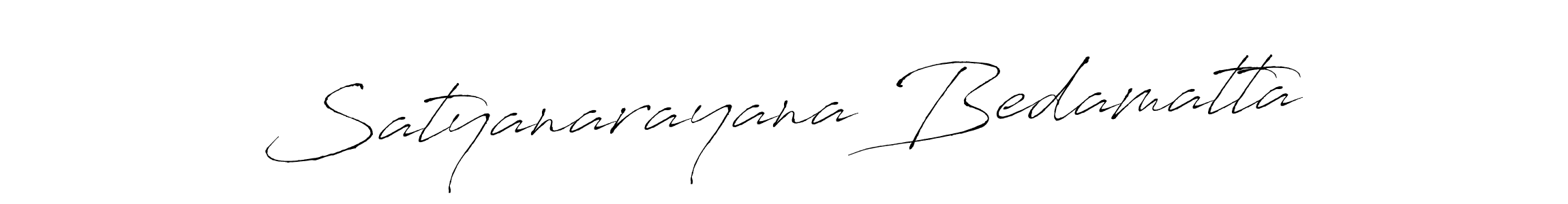 Use a signature maker to create a handwritten signature online. With this signature software, you can design (Antro_Vectra) your own signature for name Satyanarayana Bedamatta. Satyanarayana Bedamatta signature style 6 images and pictures png