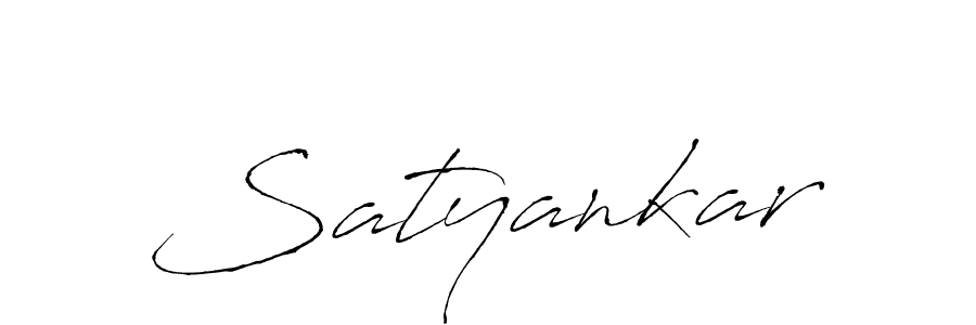 Design your own signature with our free online signature maker. With this signature software, you can create a handwritten (Antro_Vectra) signature for name Satyankar. Satyankar signature style 6 images and pictures png