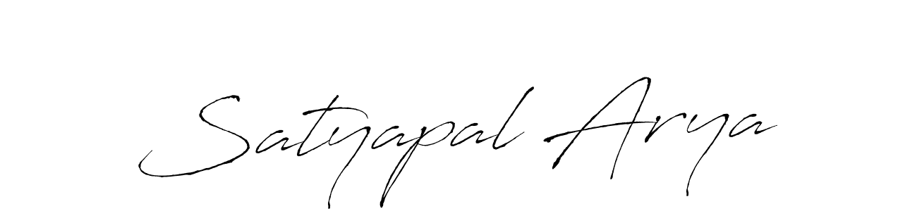 Make a beautiful signature design for name Satyapal Arya. With this signature (Antro_Vectra) style, you can create a handwritten signature for free. Satyapal Arya signature style 6 images and pictures png