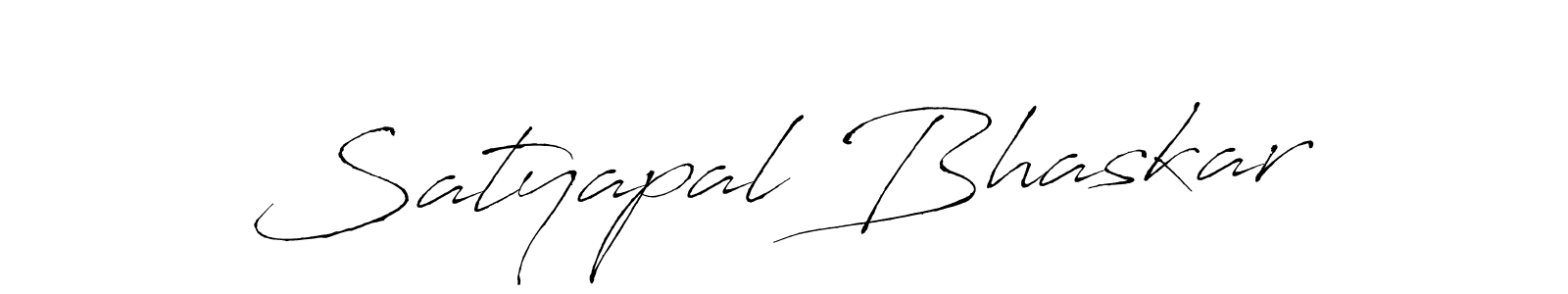 Make a beautiful signature design for name Satyapal Bhaskar. With this signature (Antro_Vectra) style, you can create a handwritten signature for free. Satyapal Bhaskar signature style 6 images and pictures png