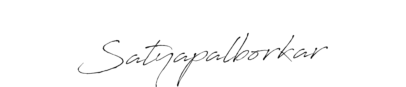 Use a signature maker to create a handwritten signature online. With this signature software, you can design (Antro_Vectra) your own signature for name Satyapalborkar. Satyapalborkar signature style 6 images and pictures png