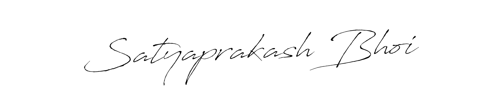Create a beautiful signature design for name Satyaprakash Bhoi. With this signature (Antro_Vectra) fonts, you can make a handwritten signature for free. Satyaprakash Bhoi signature style 6 images and pictures png