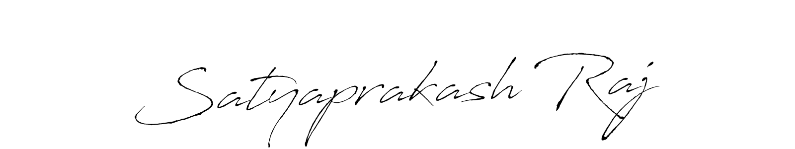 Create a beautiful signature design for name Satyaprakash Raj. With this signature (Antro_Vectra) fonts, you can make a handwritten signature for free. Satyaprakash Raj signature style 6 images and pictures png