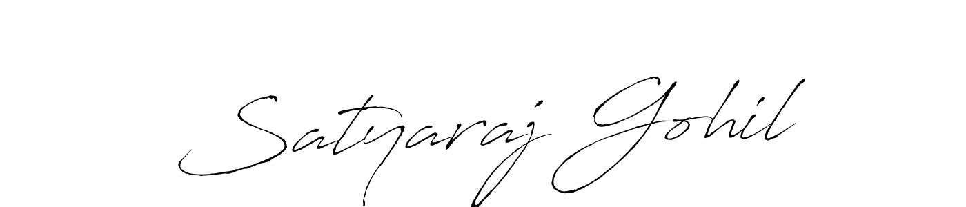 Satyaraj Gohil stylish signature style. Best Handwritten Sign (Antro_Vectra) for my name. Handwritten Signature Collection Ideas for my name Satyaraj Gohil. Satyaraj Gohil signature style 6 images and pictures png