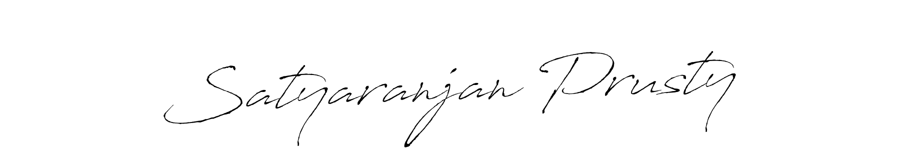 How to make Satyaranjan Prusty name signature. Use Antro_Vectra style for creating short signs online. This is the latest handwritten sign. Satyaranjan Prusty signature style 6 images and pictures png
