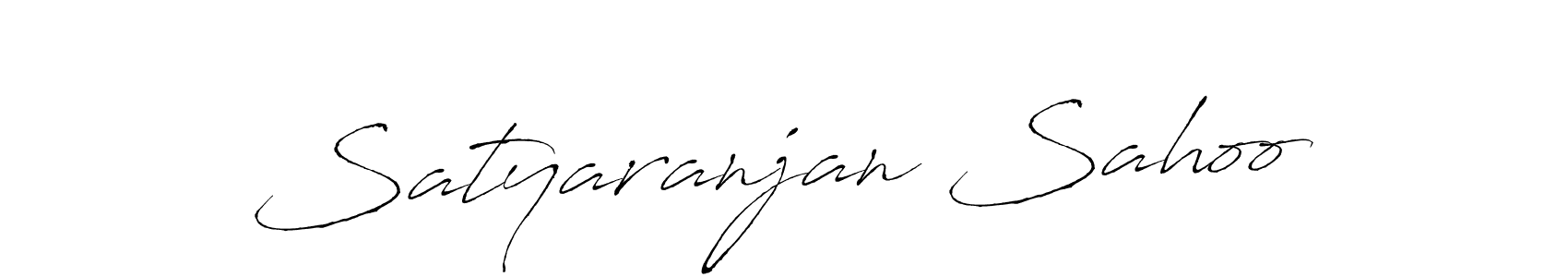 Make a beautiful signature design for name Satyaranjan Sahoo. With this signature (Antro_Vectra) style, you can create a handwritten signature for free. Satyaranjan Sahoo signature style 6 images and pictures png