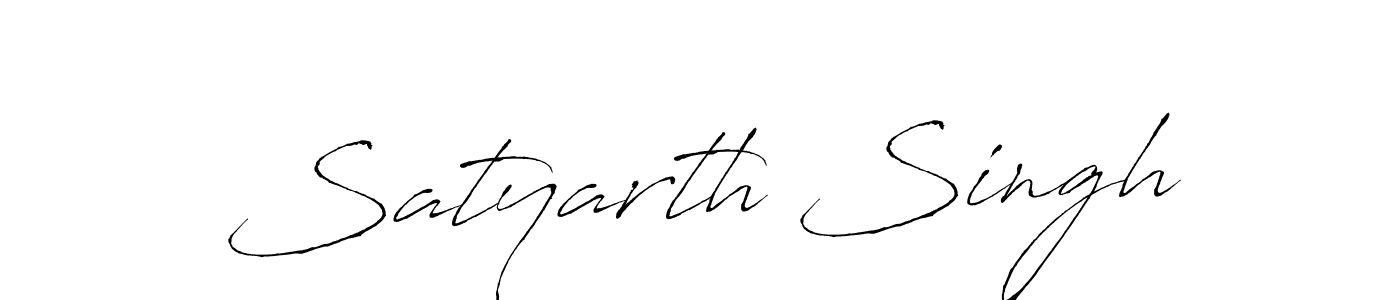 Satyarth Singh stylish signature style. Best Handwritten Sign (Antro_Vectra) for my name. Handwritten Signature Collection Ideas for my name Satyarth Singh. Satyarth Singh signature style 6 images and pictures png