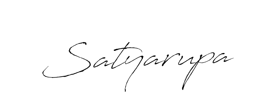 Design your own signature with our free online signature maker. With this signature software, you can create a handwritten (Antro_Vectra) signature for name Satyarupa. Satyarupa signature style 6 images and pictures png