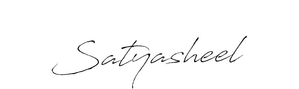 Satyasheel stylish signature style. Best Handwritten Sign (Antro_Vectra) for my name. Handwritten Signature Collection Ideas for my name Satyasheel. Satyasheel signature style 6 images and pictures png