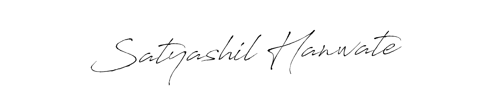 Use a signature maker to create a handwritten signature online. With this signature software, you can design (Antro_Vectra) your own signature for name Satyashil Hanwate. Satyashil Hanwate signature style 6 images and pictures png