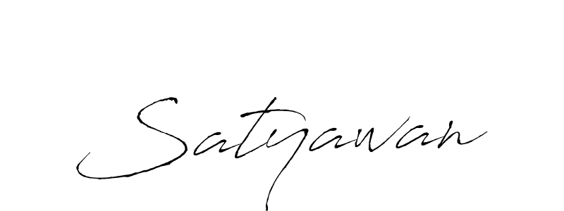 Design your own signature with our free online signature maker. With this signature software, you can create a handwritten (Antro_Vectra) signature for name Satyawan. Satyawan signature style 6 images and pictures png