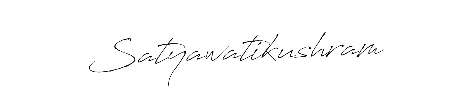It looks lik you need a new signature style for name Satyawatikushram. Design unique handwritten (Antro_Vectra) signature with our free signature maker in just a few clicks. Satyawatikushram signature style 6 images and pictures png