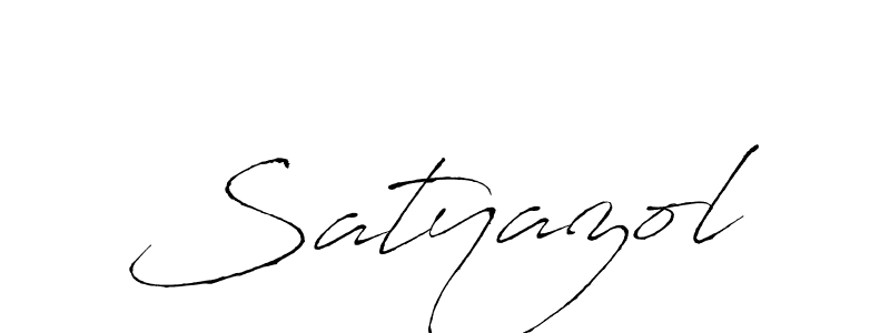 The best way (Antro_Vectra) to make a short signature is to pick only two or three words in your name. The name Satyazol include a total of six letters. For converting this name. Satyazol signature style 6 images and pictures png