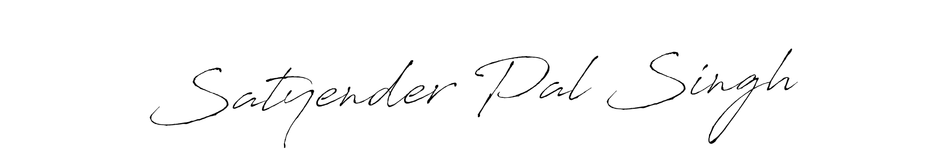 How to make Satyender Pal Singh name signature. Use Antro_Vectra style for creating short signs online. This is the latest handwritten sign. Satyender Pal Singh signature style 6 images and pictures png