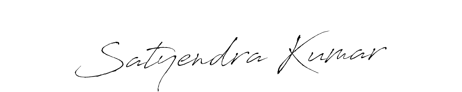 Make a beautiful signature design for name Satyendra Kumar. With this signature (Antro_Vectra) style, you can create a handwritten signature for free. Satyendra Kumar signature style 6 images and pictures png