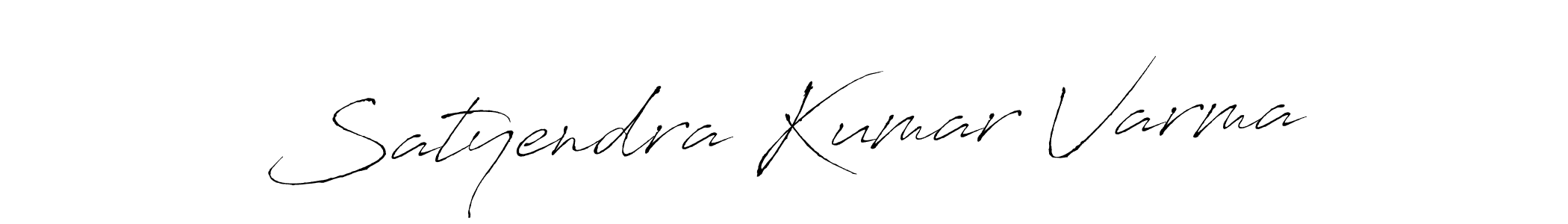 You should practise on your own different ways (Antro_Vectra) to write your name (Satyendra Kumar Varma) in signature. don't let someone else do it for you. Satyendra Kumar Varma signature style 6 images and pictures png