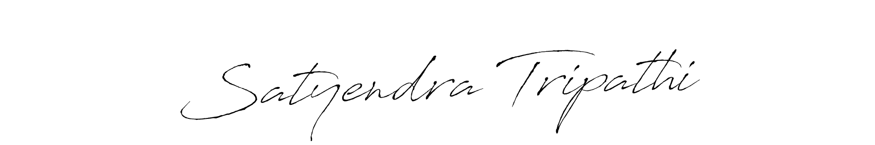 Create a beautiful signature design for name Satyendra Tripathi. With this signature (Antro_Vectra) fonts, you can make a handwritten signature for free. Satyendra Tripathi signature style 6 images and pictures png