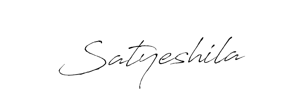 Design your own signature with our free online signature maker. With this signature software, you can create a handwritten (Antro_Vectra) signature for name Satyeshila. Satyeshila signature style 6 images and pictures png