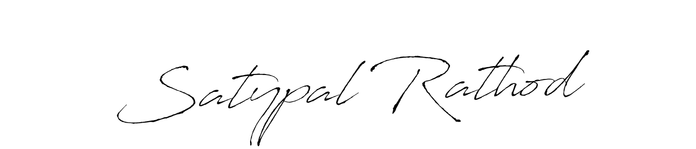 Make a beautiful signature design for name Satypal Rathod. With this signature (Antro_Vectra) style, you can create a handwritten signature for free. Satypal Rathod signature style 6 images and pictures png