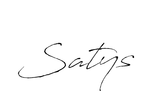 if you are searching for the best signature style for your name Satys. so please give up your signature search. here we have designed multiple signature styles  using Antro_Vectra. Satys signature style 6 images and pictures png