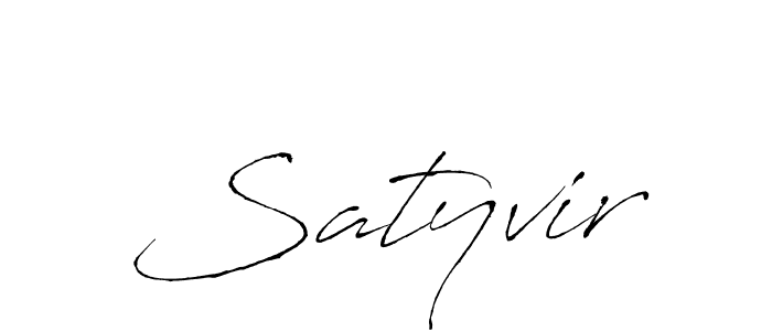 Also we have Satyvir name is the best signature style. Create professional handwritten signature collection using Antro_Vectra autograph style. Satyvir signature style 6 images and pictures png