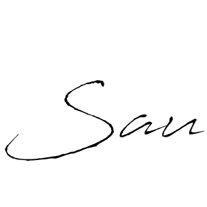 How to make Sau name signature. Use Antro_Vectra style for creating short signs online. This is the latest handwritten sign. Sau signature style 6 images and pictures png