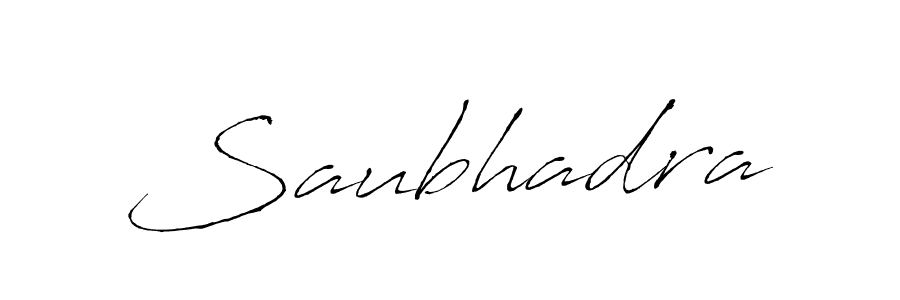 How to make Saubhadra signature? Antro_Vectra is a professional autograph style. Create handwritten signature for Saubhadra name. Saubhadra signature style 6 images and pictures png