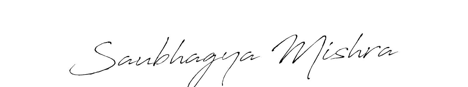 Create a beautiful signature design for name Saubhagya Mishra. With this signature (Antro_Vectra) fonts, you can make a handwritten signature for free. Saubhagya Mishra signature style 6 images and pictures png